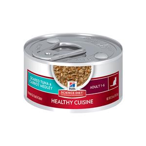 Hill's แมวโต สูตร Healthy Cuisine รสทูน่า 2.8oz.