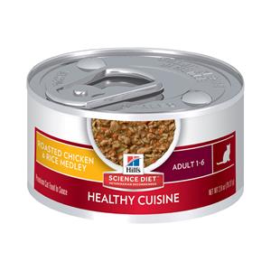 Hill's แมวโต สูตร Healthy Cuisine รสไก่ 2.8oz.