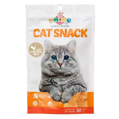 โอกิโกะ,ขนมแมว,สันใน,ไก่ชิ้น,jerky