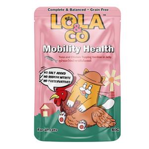 (โหล) 12x80ก. Lola&Co เพาซ์แมว สูตรMobility Healthy