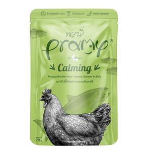 (โหล) 12x70ก. Pramy เพาซ์แมว รสไก่แซลมอนเยลลี่