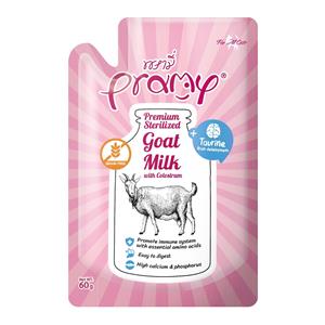 (โหล) 12x60g. Pramy นมแพะ เสริมนมน้ำเหลืองและทอรีน