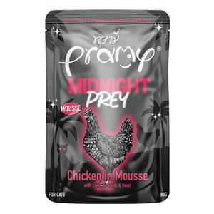 (โหล) 12x70ก. Pramy Mid Night Pray เพาซ์แมว รสไก่มูส MN5
