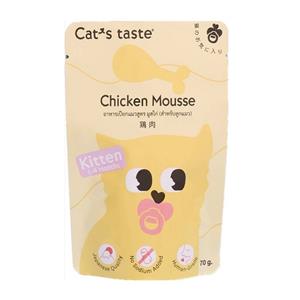 ( โหล) 70x12ก. Cat's Taste ลูกแมว รสไก่มูส