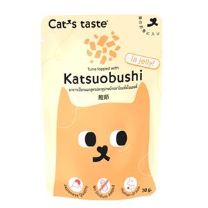( โหล) 70x12ก. Cat's Taste แมวโต รสปลาโอเยลลี่