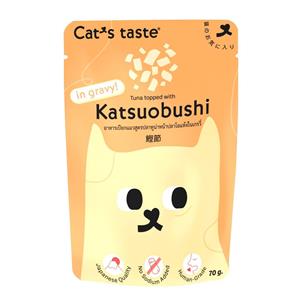 ( โหล) 70x12ก. Cat's Taste แมวโต รสปลาโอเกรวี่