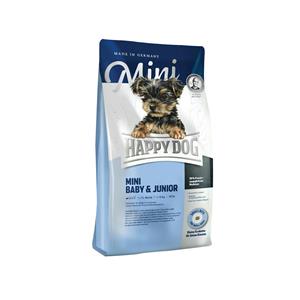 Happy Dog ลูกสุนัข สูตร Mini Baby&Junior เม็ดเล็ก