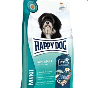 Happy Dog Mini สุนัขโต สูตร Fit and Vital แซลมอน สัตว์ปีก แกะ