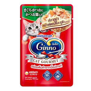 Ginno เพาซ์แมว รสทูน่าคัตทสึโอะบูชิ