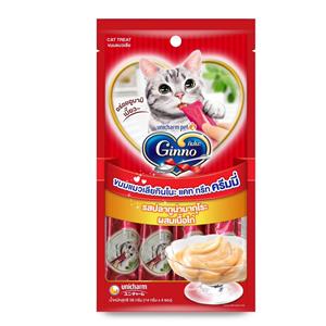 Ginno Creamy แมวเลีย รสทูน่ามากุโระไก่