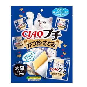 Ciao Churu เพทิท แผ่นแมวเลีย รสสันในไก่ปลาโอ