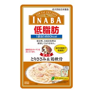 Inaba สุนัข สูตร Low Fat สันในกระดูกอ่อน 80ก. (RD-04)