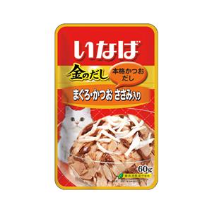 Inaba เพาซ์แมว รสทูน่าและสันในไก่ 60ก. (IC12)