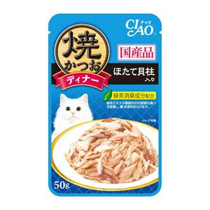 Ciao เพาซ์แมว รสทูน่าหอยเชลล์ 50ก. (IC232)