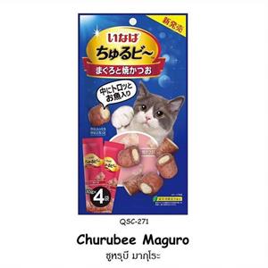 Ciao Churu Stick ขนมสอดไส้ครีมแมวเลีย ชิ้น มากูโระและไก่ย่าง