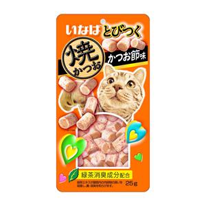 Inaba Soft Bite ขนมแมว ชิ้นนุ่ม รสสันในไก่และปลาโอ 25ก. QSC-125