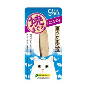 Ciao ยากิ ขนมแมว ปลาทูน่าย่าง รสหอยเชลล์ 80ก. TSC-02