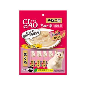 Ciao แมวเลีย รสทูน่าสูตรสำหรับลูกแมว 20x14ก. SC-121