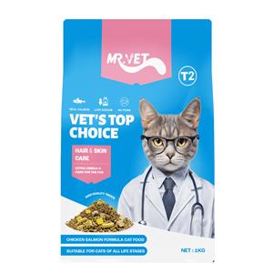 MR VET แมวโต รสไก่และแซลมอน