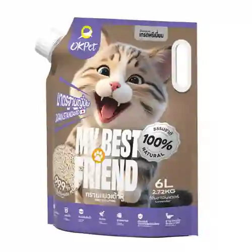 OkPet Tofu 6L/ลาเวนเดอร์