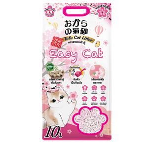 Easycat ทรายแมวเต้าหู้ กลิ่นซากุระ