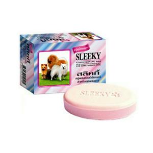 Sleeky สบู่ สำหรับสุนัขขนยาว 85ก.