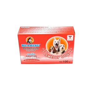 Bearing สบู่ สูตรดับกลิ่น แดง 100ก.