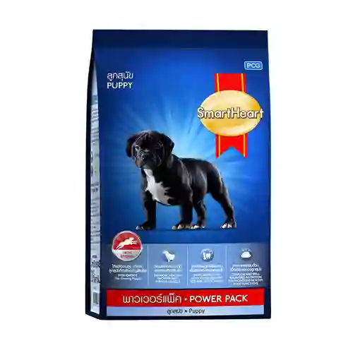 8850477002661 SmartHeart ลูกสุนัข สูตร Power Pack SH ลูก POWER PACK 1 kg. 1 kg. สมาร์ทฮาร์ท โกลด์,สมาร์ทฮาร์ท,ลูกหมา,พันธ์ใหญ่,เม็ดใหญ่,large breed,maxi,puppy,พาวเวอร์แพ็ค