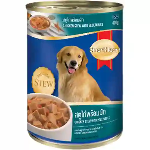 8850477004689 SmartHeart สุนัข รสสตูไก่ผัก 400ก. SHกป400g สตูไก่ผัก 400 g. 