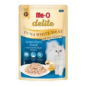 Me-o Delite เพาซ์แมว รสทูน่าเนื้อขาว