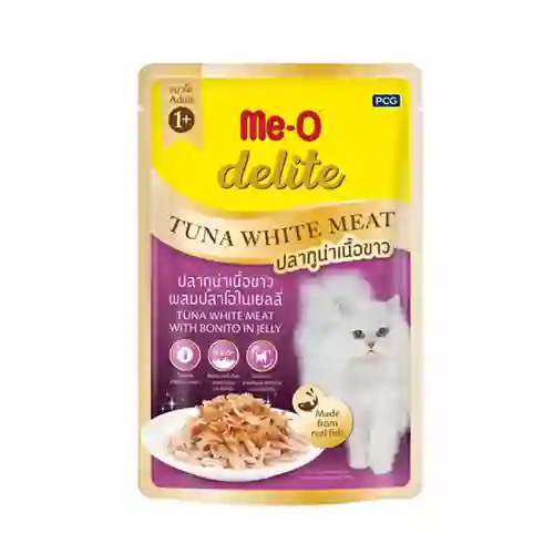8850477006614 (โหล) 12x70ก. Me-o Delite เพาซ์แมว รสทูน่าเนื้อขาวปลาโอเจลลี่ โหลเพาซ์Deliteทูน่าขาวปลาโอเยลลี่12x70g. โหล 12x70 g. มีโอ,ดีไลท์,เพาซ์แมว,เพาซ์,เพาช์,pounch,อาหารเปียก,ซอง,แมว,เพา,เพาช์แมว,เพาแมว,เพ้า,เพ้า,jelly,เยลลี่,