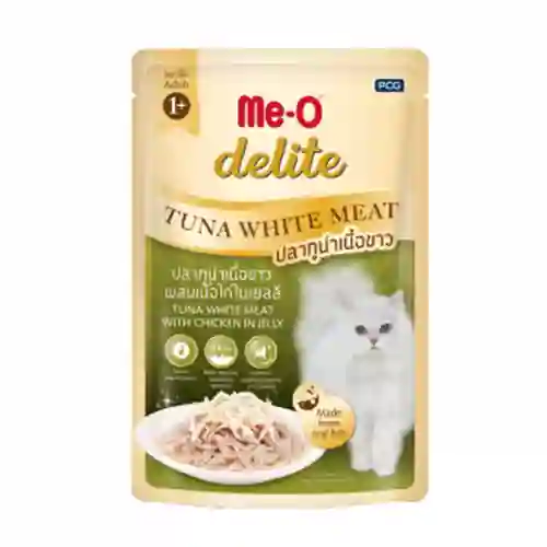 8850477006638 (โหล) 12x70ก. Me-o Delite เพาซ์แมว รสทูน่าเนื้อขาวไก่เจลลี่ โหลเพาซ์Deliteทูน่าขาวไก่เยลลี่12x70g. โหล 12x70 g. มีโอ,ดีไลท์,เพาซ์แมว,เพาซ์,เพาช์,pounch,อาหารเปียก,ซอง,แมว,เพา,เพาช์แมว,เพาแมว,เพ้า,เพ้า,jelly,เยลลี่,