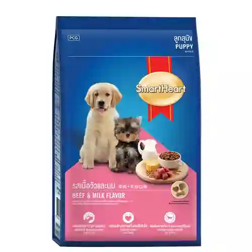 8850477013599 SmartHeart ลูกสุนัข รสเนื้อ 20x800g. SH-ลูก-เนื้อ 16kg.\ 800g. กรสอบ 20x800g. สมาร์ทฮาร์ท,อาหารเม็ด,เม็ดหมา,อาหารหมา,อาหารเม็ดหมา,อาหารสุนัข,หย่านม,puppy,เม็ดเล็ก,ลูกหมา
