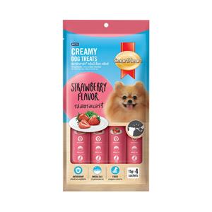 SmartHeart ขนมสุนัขเลีย รส สตอเบอรรี่ 60ก.
