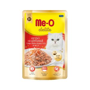 Me-o Delite เพาซ์แมว รสทูน่าปูอัด เจลลี่ 70ก.