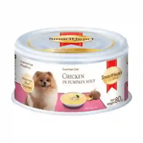 8850477024748 SmartHeart สุนัข รสไก่ซุปฟักทอง 80ก. SHกป80g.ไก่ซุปฟักทอง 80 g. สมาร์ทฮาร์ท,กระป๋อง,กระป๋องหมา,กปหมา,กป,อาหารเปียก,can,โต,adult