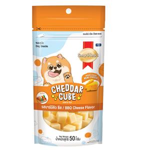 SmartHeart CheddarCube ขนมสุนัข  รสบาร์บีคิวชีส