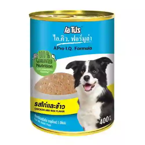8850477026186 ไอคิว รสไก่ข้าว 400ก. ไอคิว กป 400 g ไก่ข้าว 400 g. 