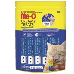 Meo Creamy รสไก่นมแพะ 20x15ก.