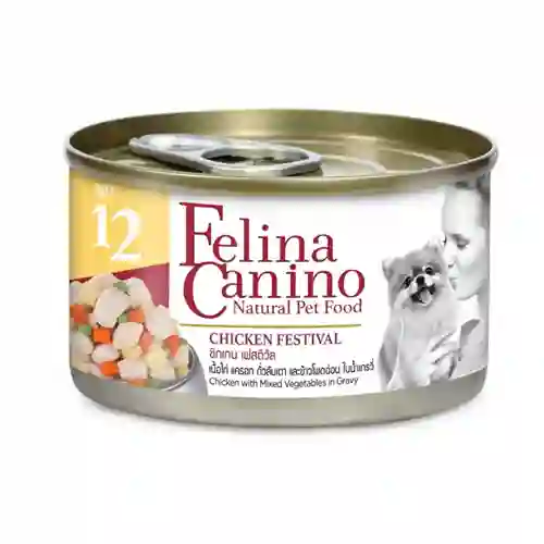 Felina Canino สุนัข สูตร Chicken Festival 85ก.