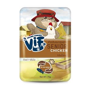 Vif เพาซ์แมว สูตร7+ รสไก่เกรวี่