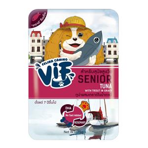 Vif เพาซ์สุนัข สูตรทูน่าเทราต์เกรวี่