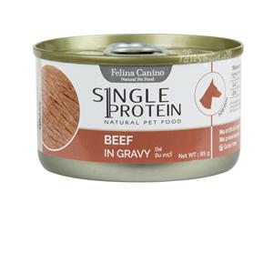 Felina Canino Single Protein สุนัข รสเนื้อเกรวี่