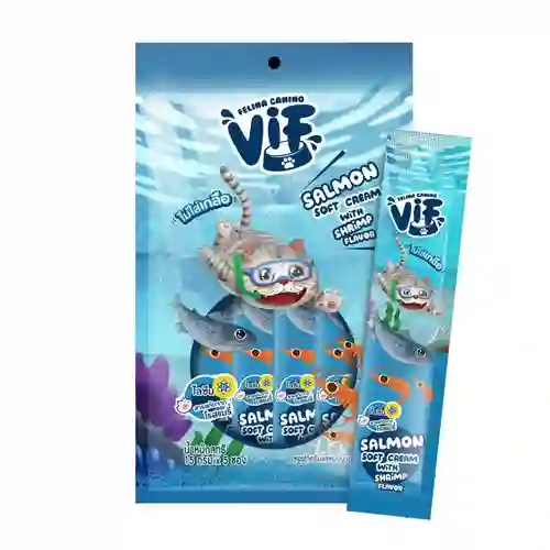 vif,แมวเลีย,ครีม,ขนมแมว,ทานเล่น,เลีย,creamy,cream