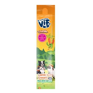Vif Soft Cream ขนมหมาเลีย รสแกะและถั่วแครอท