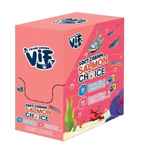 Vif Soft Cream แมวเลีย รสแซลมอนช้อยส์ Salmon Choice