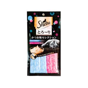Sheba ชีบา เมลตี้ รสคัทสึโอะแซลมอน 4x12ก.
