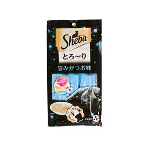Sheba ชีบา เมลตี้ รสคัทสึโอะ 4x12ก.
