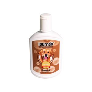 เชนการ์ด แชมพู สูตรกำจัดเห็บหมัดสำหรับสุนัขขนสั้น น้ำตาล 100ซีซี