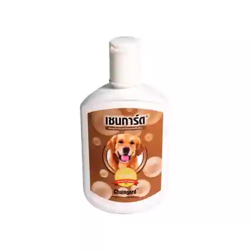 8851495001957 เชนการ์ด แชมพู สูตรกำจัดเห็บหมัดสำหรับสุนัขขนสั้น น้ำตาล 100ซีซี *เชนการ์ด น้ำตาล 100 CC 100 cc. เชนการ์ด,Chaingard,แชมพูสุนัข,แชมพูหมา,อาบน้ำ,ทำความสะอาด,shampoo,เห็บ,หมัด,ฟอก,ฟอง,ดับกลิ่น